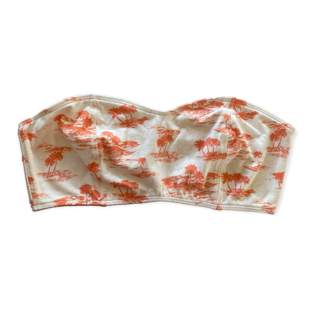 Pacsun Kirra • Tropical Print Bandeau Top